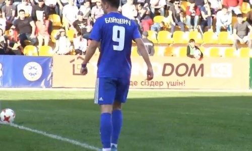 Видео гола Бойовича матча Премьер-Лиги «Актобе» — «Жетысу»