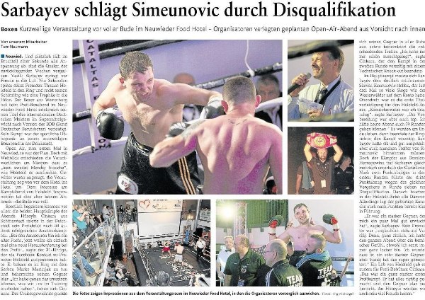 Василий Сарбаев: «Шуменов вернет себе титул чемпиона Мира уже в июле»