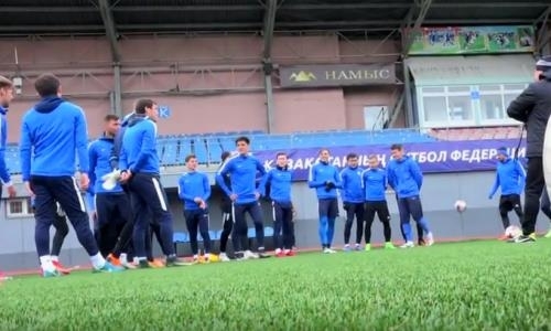 Видео предыгровой тренировки «Окжетпеса»