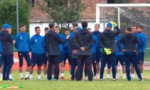 Видео предыгровой тренировки «Жетысу»