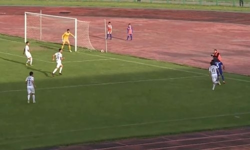 Видео третьего гола Бойовича матча Премьер-Лиги «Жетысу» — «Ордабасы»