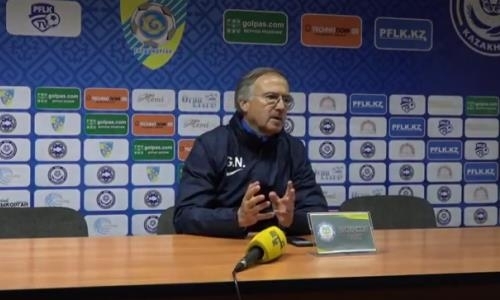 Видео послематчевой пресс-конференции Дерменджиева игры Премьер-Лиги «Жетысу» — «Ордабасы» 4:2