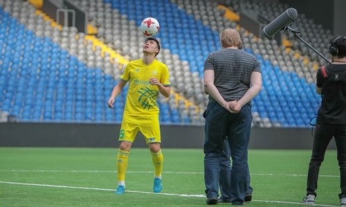Фоторепортаж со съемок программы ко Дню Столицы с участием Бейсебекова