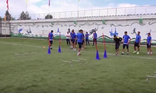 Видео предыгровой тренировки «Жетысу Б»