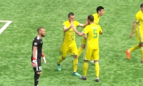 Видео гола Деспотовича матча Премьер-Лиги «Астана» — «Актобе»