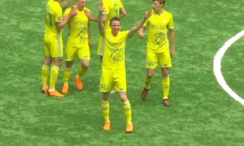 Видео гола Томасова матча Премьер-Лиги «Астана» — «Актобе»