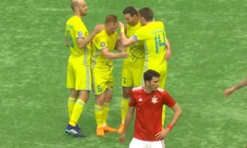 Видео гола Шомко матча Премьер-Лиги «Астана» — «Актобе»