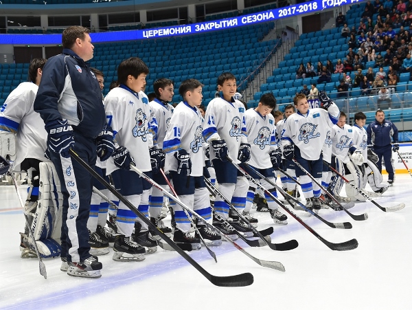 В Астане состоялось закрытие сезона 2017-2018 ДЮСШ ХК «Барыс»