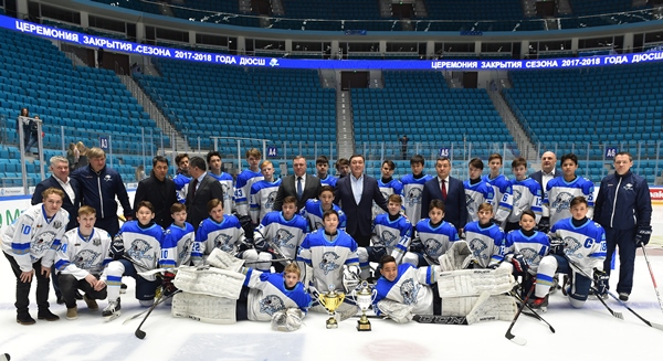 В Астане состоялось закрытие сезона 2017-2018 ДЮСШ ХК «Барыс»