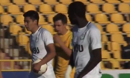 Видео гола Абикена матча Кубка Казахстана «Ордабасы» — «Кайрат»