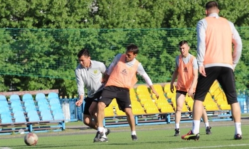 Фоторепортаж с предыгровой тренировки «Тобола» в Караганде