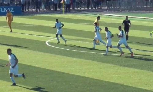 Видео гола Адениджи матча Премьер-Лиги «Атырау» — «Кайрат»
