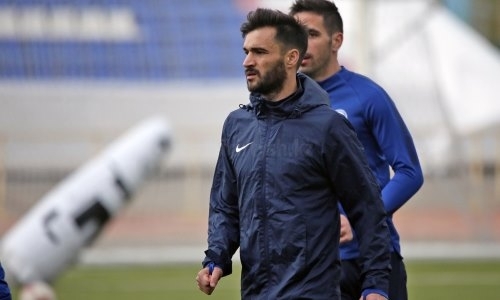 Фоторепортаж с предматчевой тренировки «Иртыша»