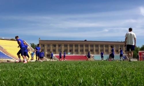 Видео предматчевой тренировки «Окжетпеса» в Шымкенте