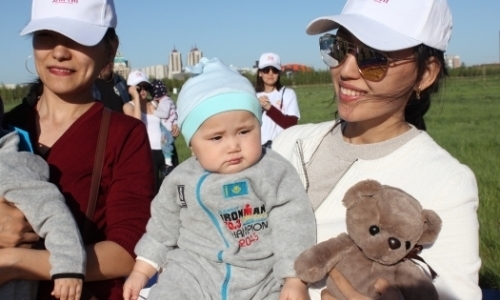 Малыши устроили в Астане «забег ползунков»