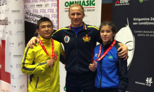 Акмолинские борцы привезли две «бронзы» международного турнира из Румынии