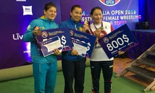 Казахстанка завоевала «золото» международного турнира «Mongolia Open»