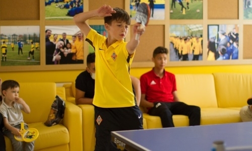 В Академии «Кайрата» прошел турнир по настольному теннису среди воспитанников и сотрудников клуба