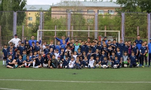 Футболисты «Астаны» провели мастер-класс для игроков «Динамо»
