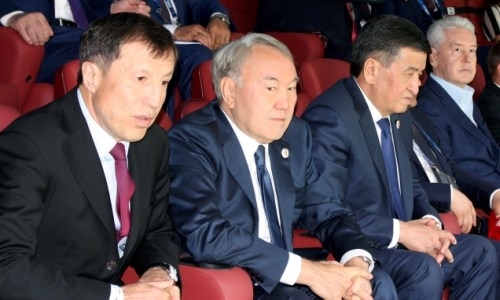 Президент Казахстана принял участие в церемонии открытия чемпионата мира-2018