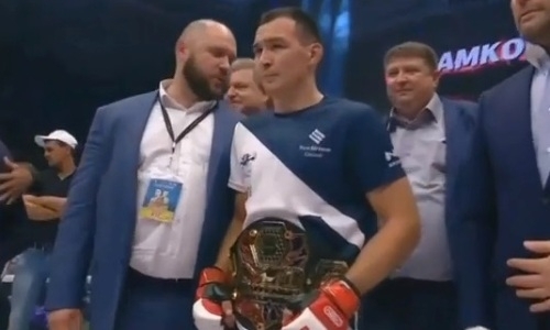 Этнический казах защитил пояс чемпиона M-1 Challenge