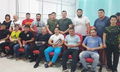 Состоялся антидопинговый семинар для мужской сборной Казахстана по тяжелой атлетике