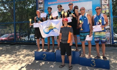 В Актау прошел второй тур чемпионата Казахстана среди пляжников