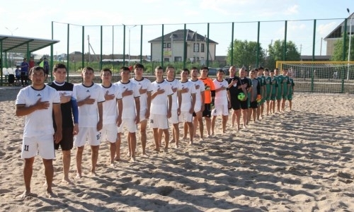 Стартовал чемпионат Казахстана по пляжному футболу