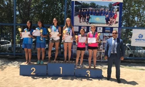 Юные пляжники провели первый тур чемпионата Казахстана