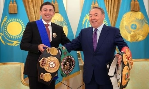 Назарбаев пообещал помочь Головкину с боем в Казахстане