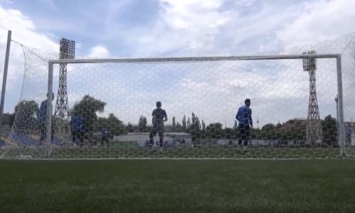 Видео предыгровой тренировки «Жетысу Б»