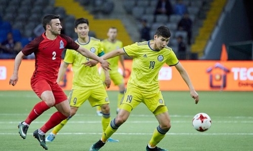 Фоторепортаж с товарищеского матча Казахстан — Азербайджан 3:0