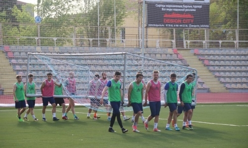 Фоторепортаж с тренировки «Окжетпеса»