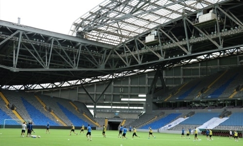 Фоторепортаж с предыгровой тренировки «Иртыша» в Астане