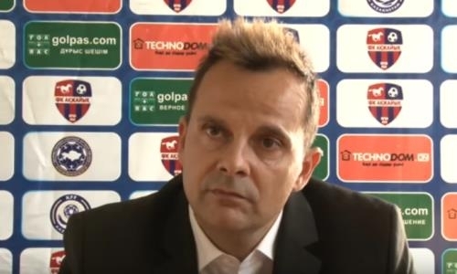 Видео послематчевой пресс-конференции Алоса игры Премьер-Лиги «Акжайык» — «Кайрат» 1:2