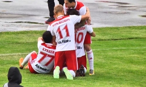 Видео второго гола Пиззелли матча Премьер-Лиги «Тобол» — «Актобе»