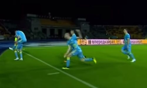 Видео решающего гола Муртазаева матча Премьер-Лиги «Кайрат» — «Астана» 1:2
