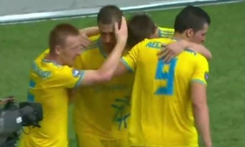 Видео второго гола Муртазаева матча Премьер-Лиги «Астана» — «Ордабасы»