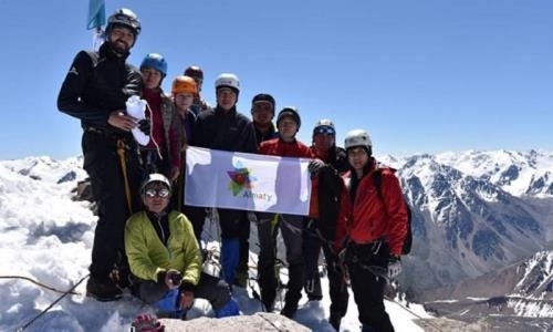 Аким Алматы покорил пик Нурсултан