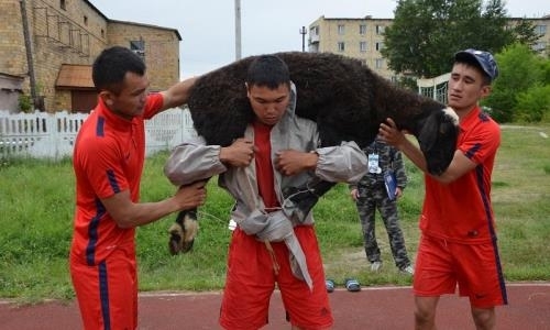 Полицейский поднял барана 75 раз в Карагандинской области