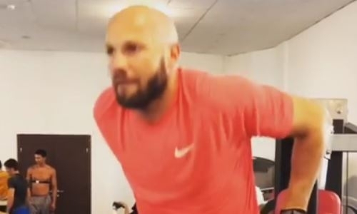 Василий Левит поддержал Street Workout-челлендж