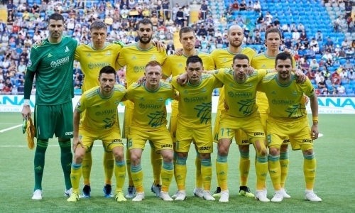 Стали известны стартовые составы «Астаны» и «Сутьески» на матч Лиги Чемпионов