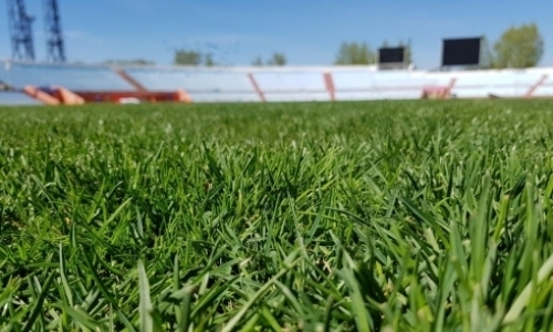 В Караганде на стадионе «Шахтёр» реконструируют футбольное поле