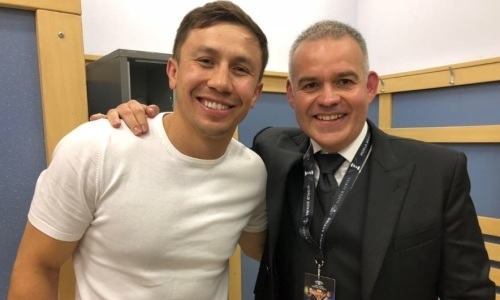 Головкин посетил вечер бокса Гассиев — Усик