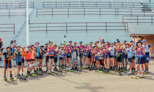 Казахстанские именитые лыжники провели мастер-класс для юных спортсменов