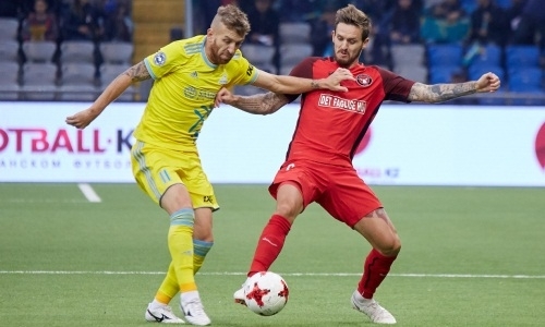 Два футболиста «Астаны» дебютировали в Еврокубках