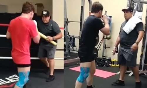 «Вау! Он кажется зверем!». В сети появилось большое тренировочное видео «Канело» перед боем с Головкиным