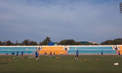 Видео с предыгровой тренировки «Жетысу» в Шымкенте