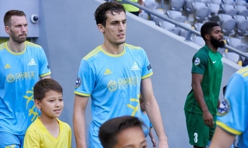 Болельщики «Астаны» признали Логвиненко лучшим игроком матча с «Атырау»