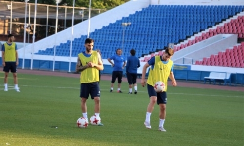 Фоторепортаж с предыгровой тренировки «Иртыша»